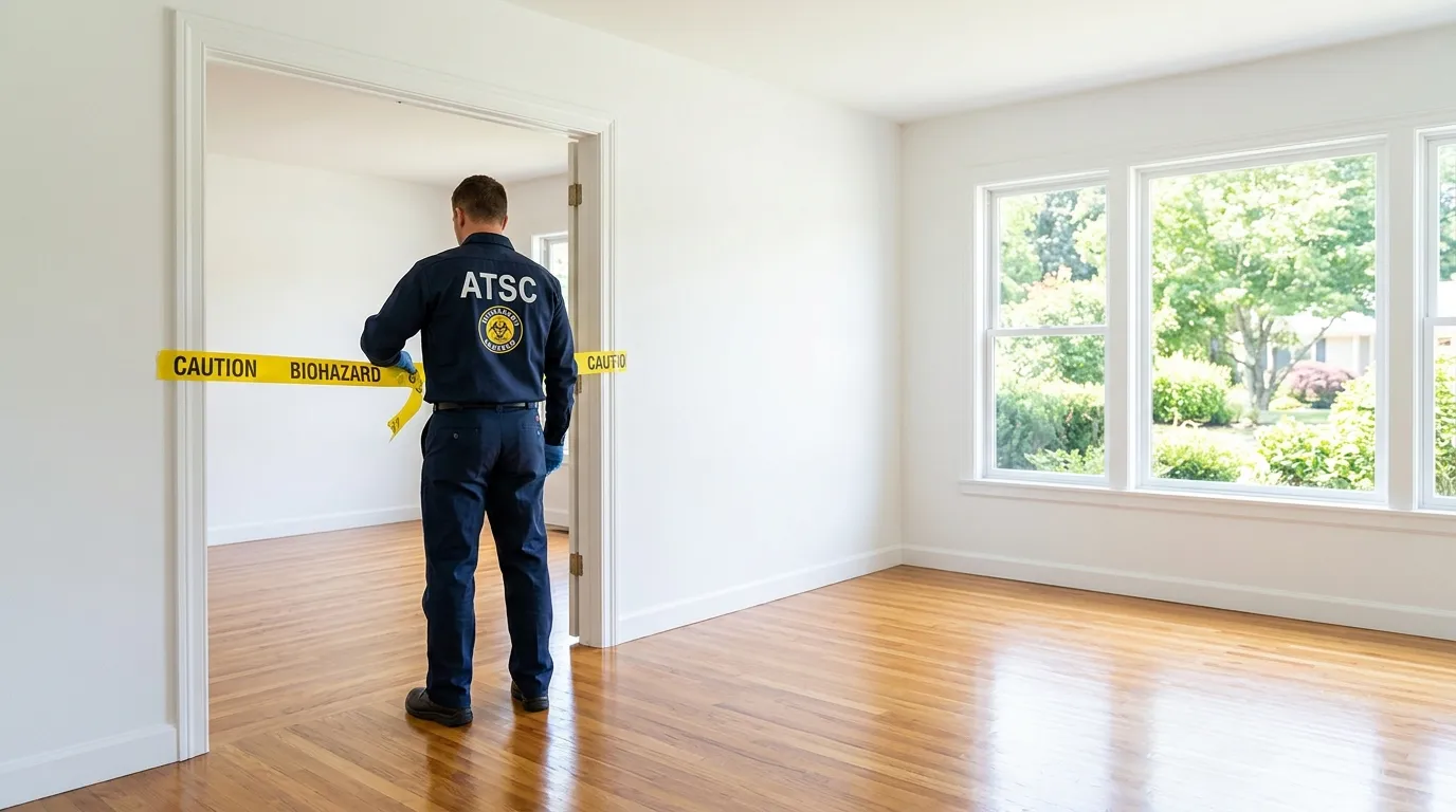 Certified biohazard cleanup crew performing Crime Scene Cleanup in Helena